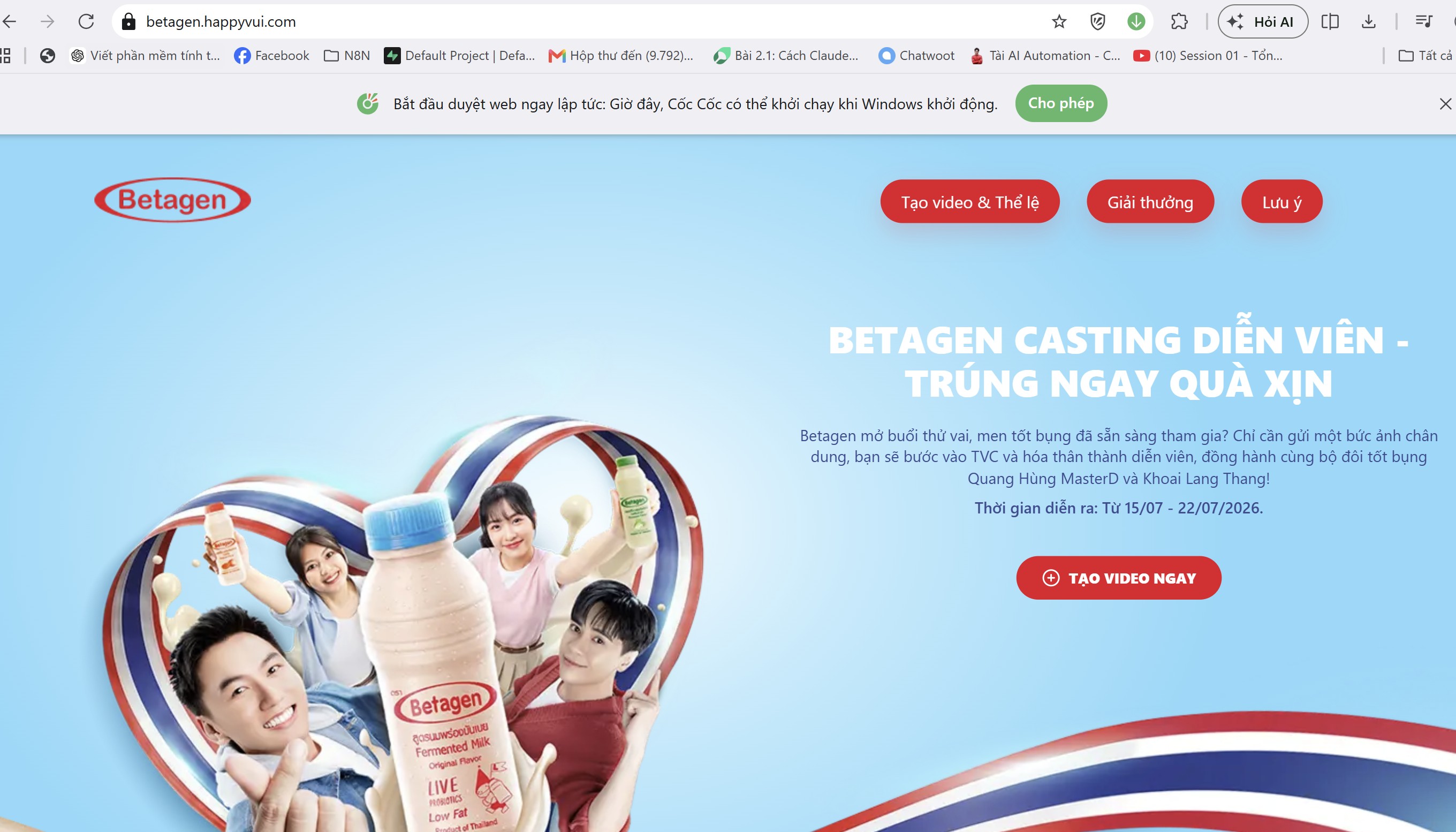 Landing page tạo video AI người thứ 5 - hình ảnh chính